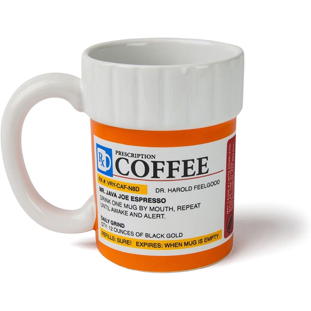 Big Mouth Inc. Prescription Coffee Mug - Mr. Java Joe Espresso - Daily Grind
